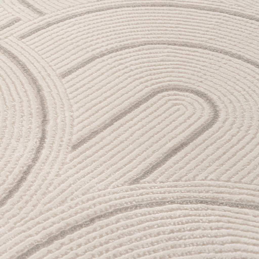 Carmel Cream-Grey Geometric Rug | 6070