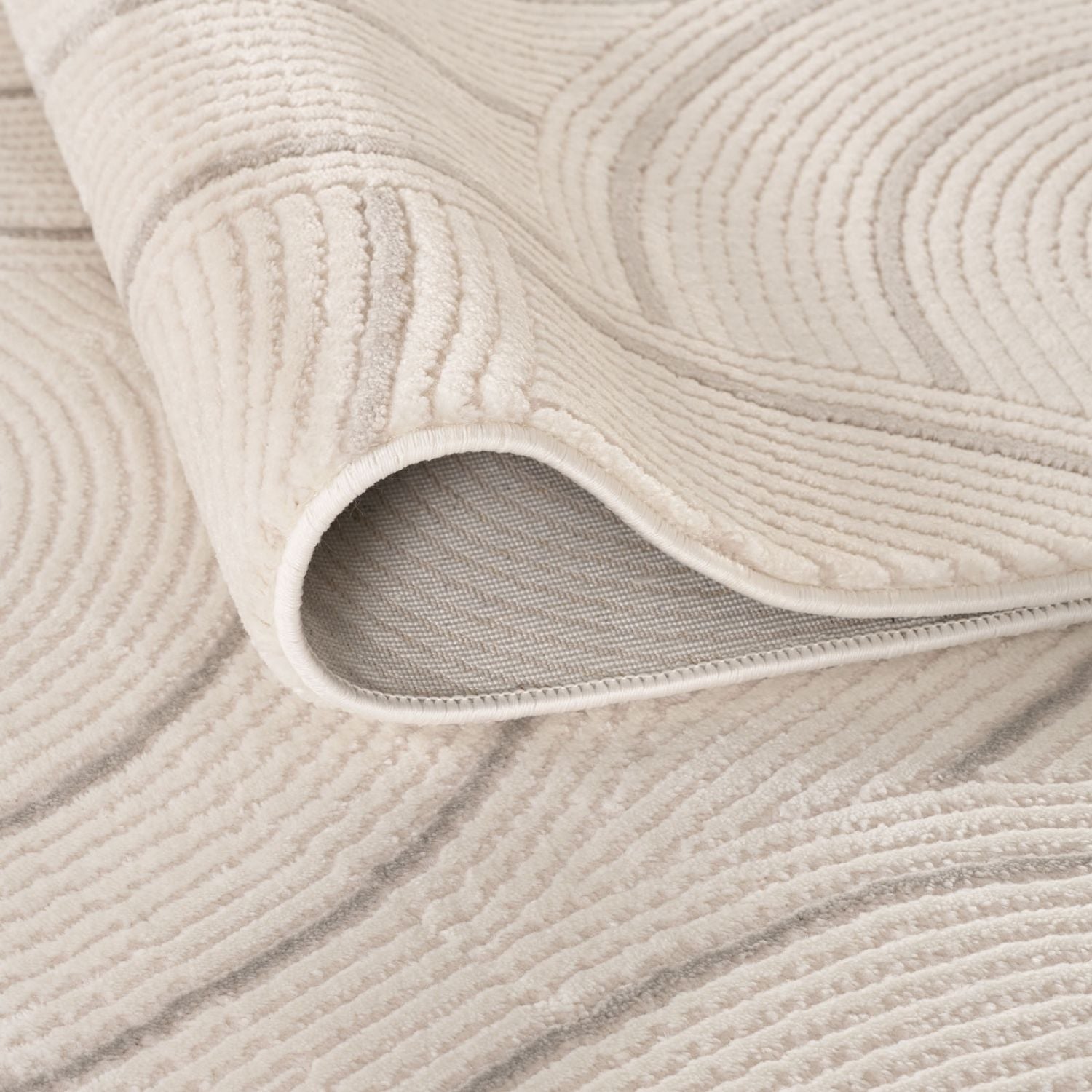 Carmel Cream-Grey Geometric Rug | 6070