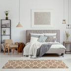 Moroccan Beige Shaggy Rug | 620