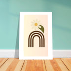 Minimalist Floral Daisy Print