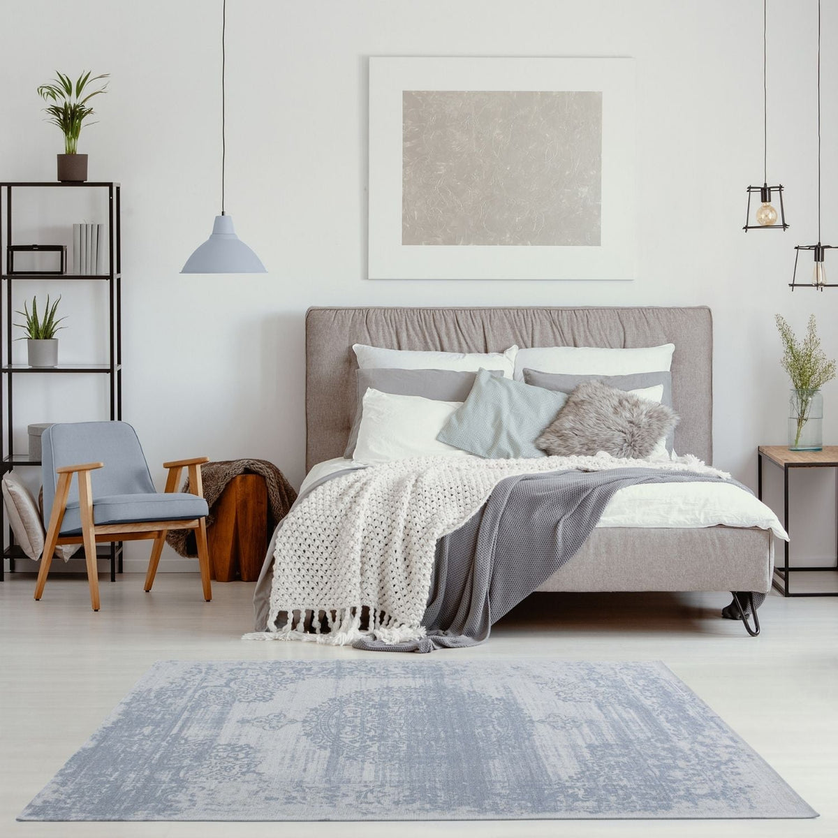 Washable Rug Carina Blue | 6945