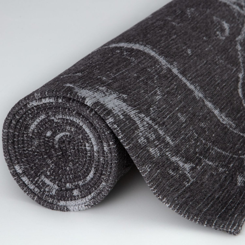 Washable Rug Carina Dark Grey | 6952D
