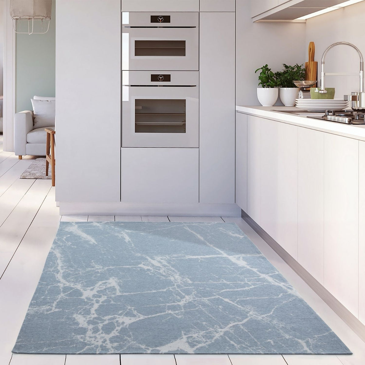 Washable Rug Carina Blue | 6955