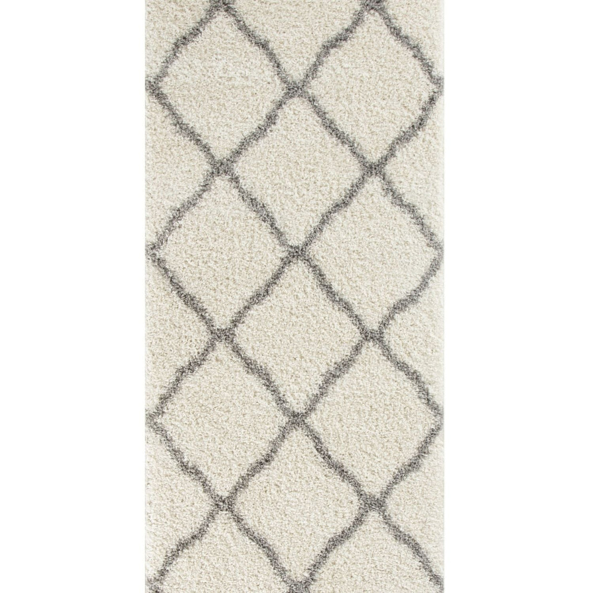 Moroccan Ivory Shaggy Rug | 700