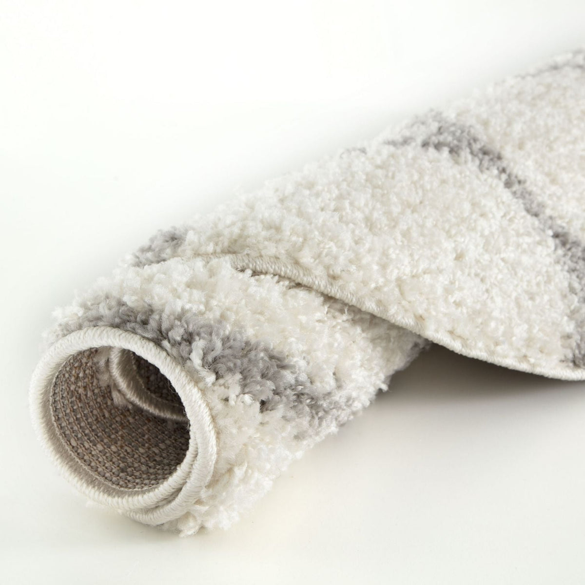Moroccan Ivory Shaggy Rug | 700
