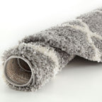 Moroccan Grey Shaggy Rug | 710