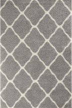 Moroccan Grey Shaggy Rug | 710