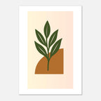 Botanical Wall Art - Green Leaf Print