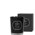 Black candle with 'Parks London' label and matching packaging on a white background