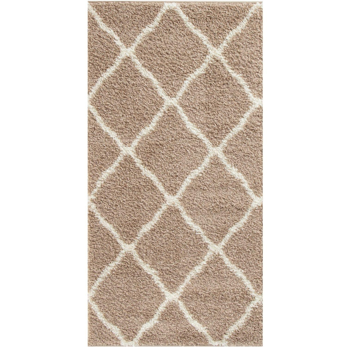 Moroccan Beige Shaggy Rug | 720