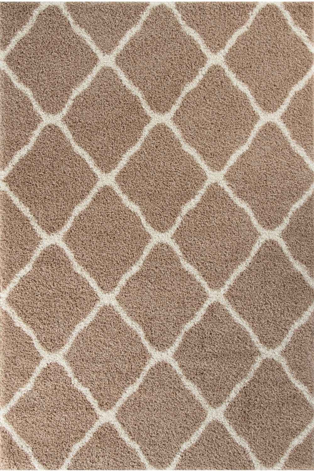 Moroccan Beige Shaggy Rug | 720