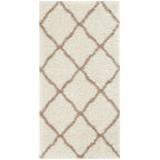 Moroccan Ivory Shaggy Rug | 730