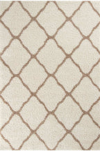 Moroccan Ivory Shaggy Rug | 730