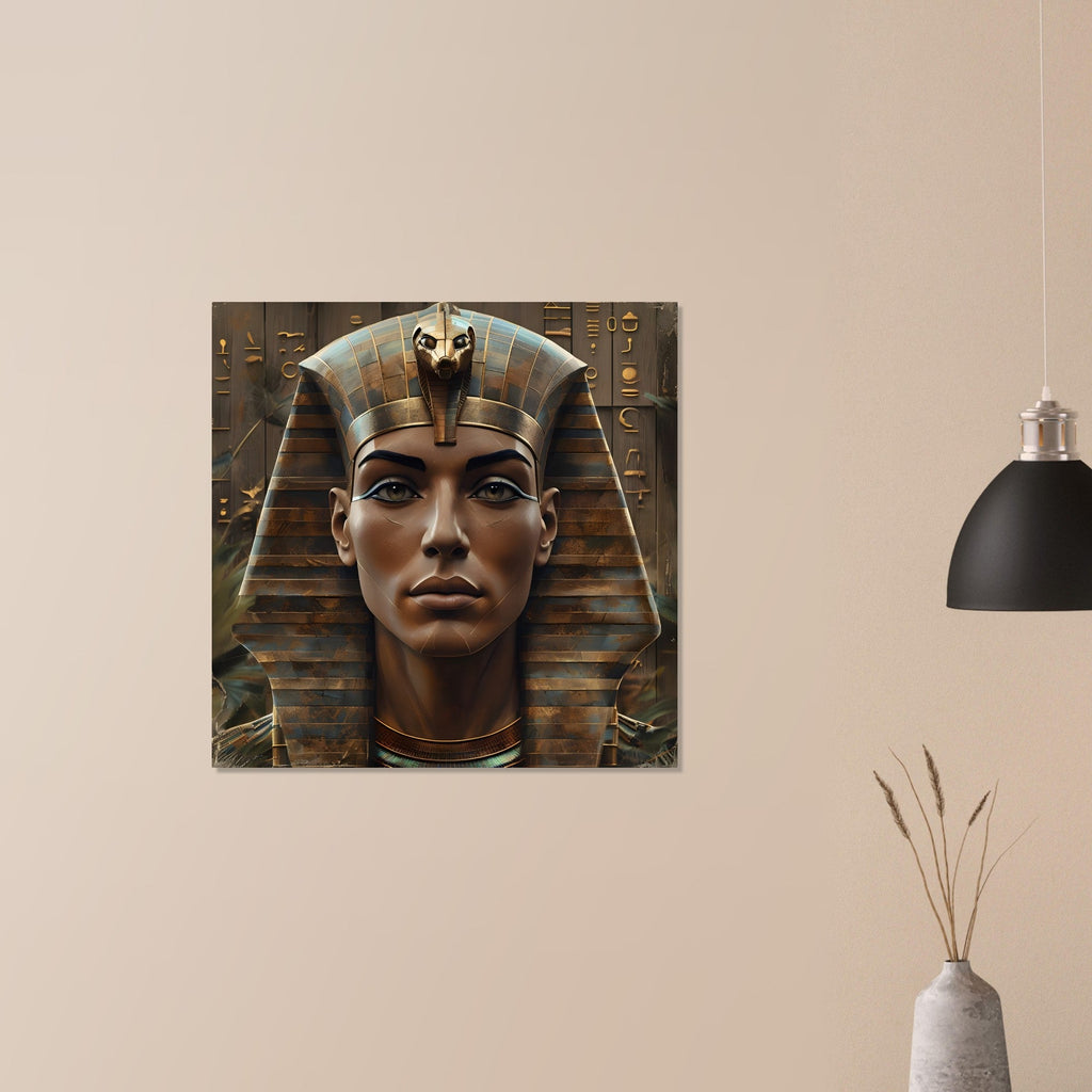 Retro Futurism Pharaoh Wall Art – Modern Egyptian Poster