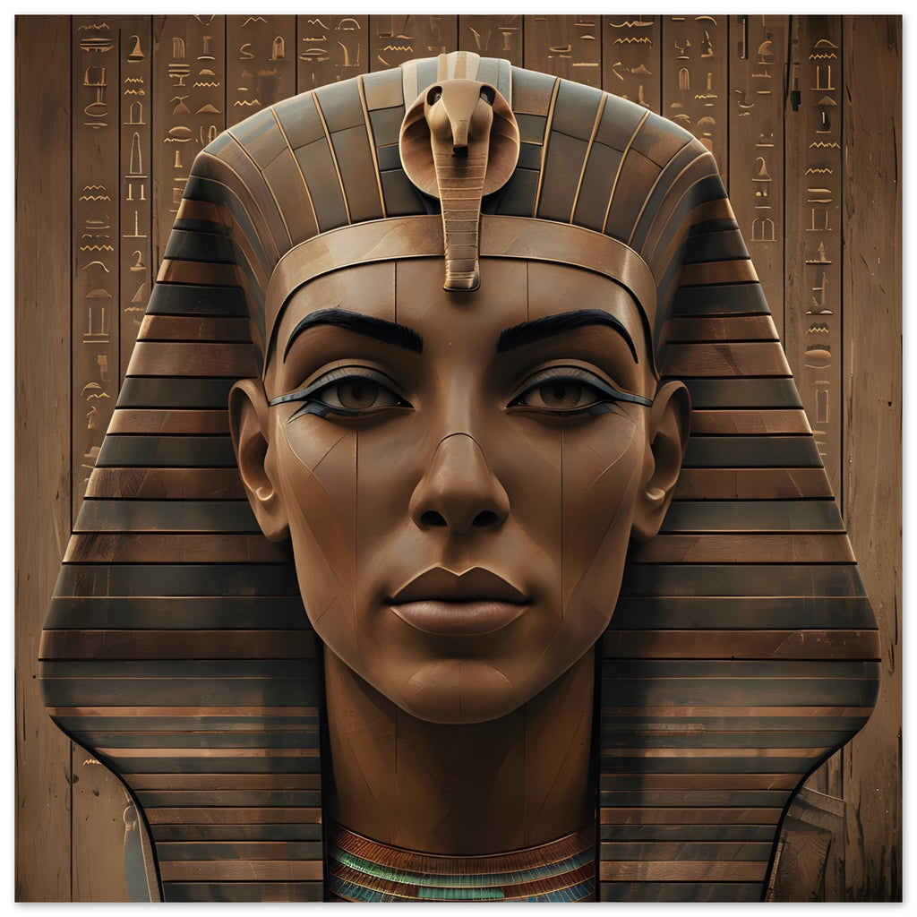 Egyptian Pharaoh Wall Art – Ancient Inspired Digtial Print