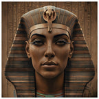 Egyptian Pharaoh Wall Art – Ancient Inspired Digtial Print