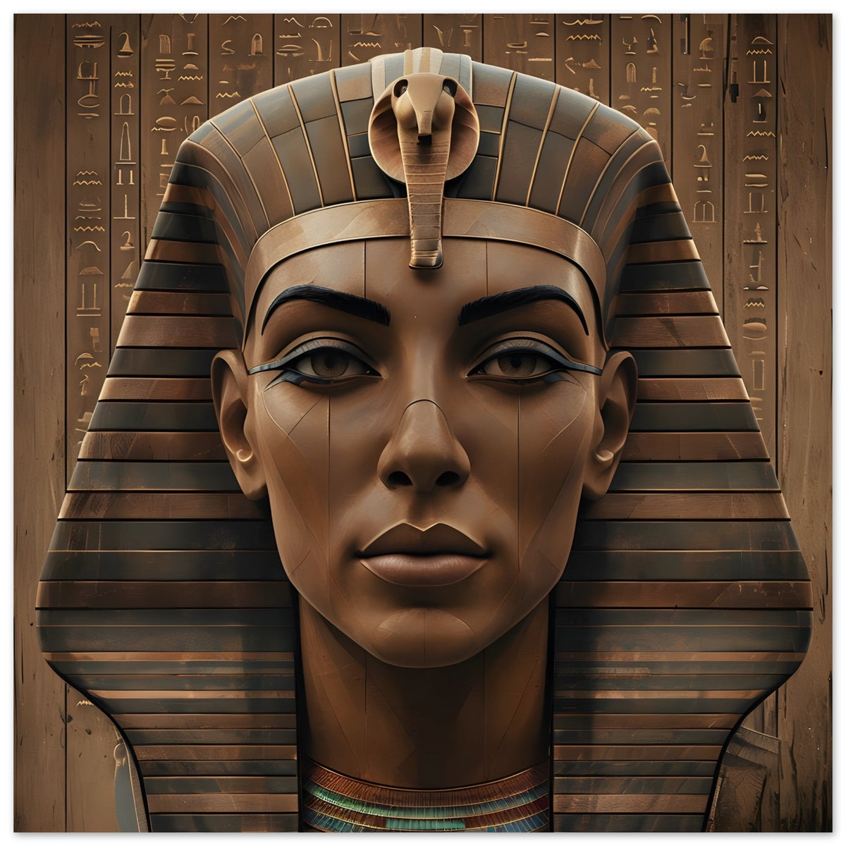 Egyptian Pharaoh Wall Art – Ancient Inspired Digtial Print