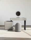 Paulina Modern Dressing Table With Drawers & LED Light, Solid Wood
