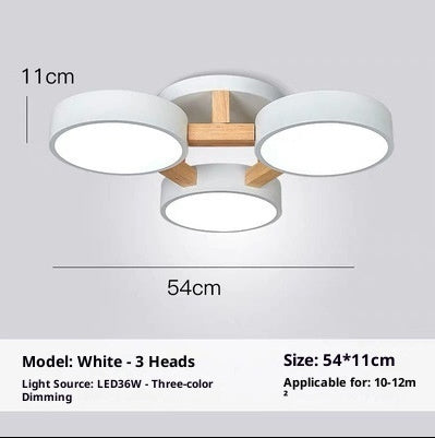 Nordic Bedroom Ceiling Lamps Small Apartment Living Room Simple Modern