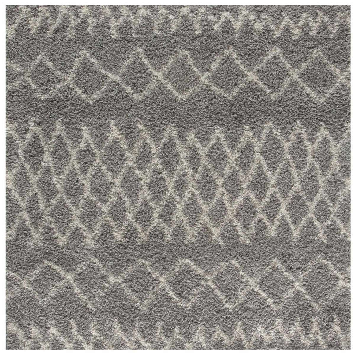 Moroccan Grey Shaggy Rug | 910
