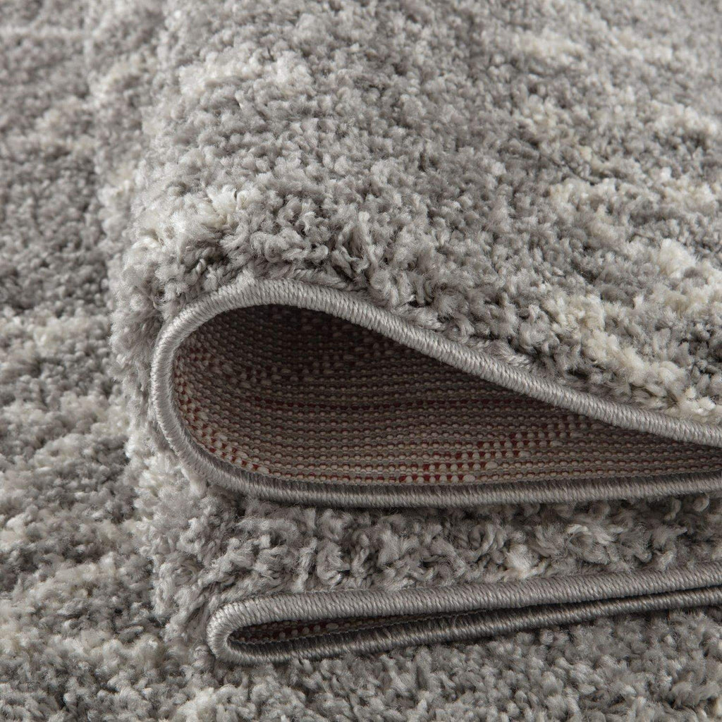 Moroccan Grey Shaggy Rug | 910