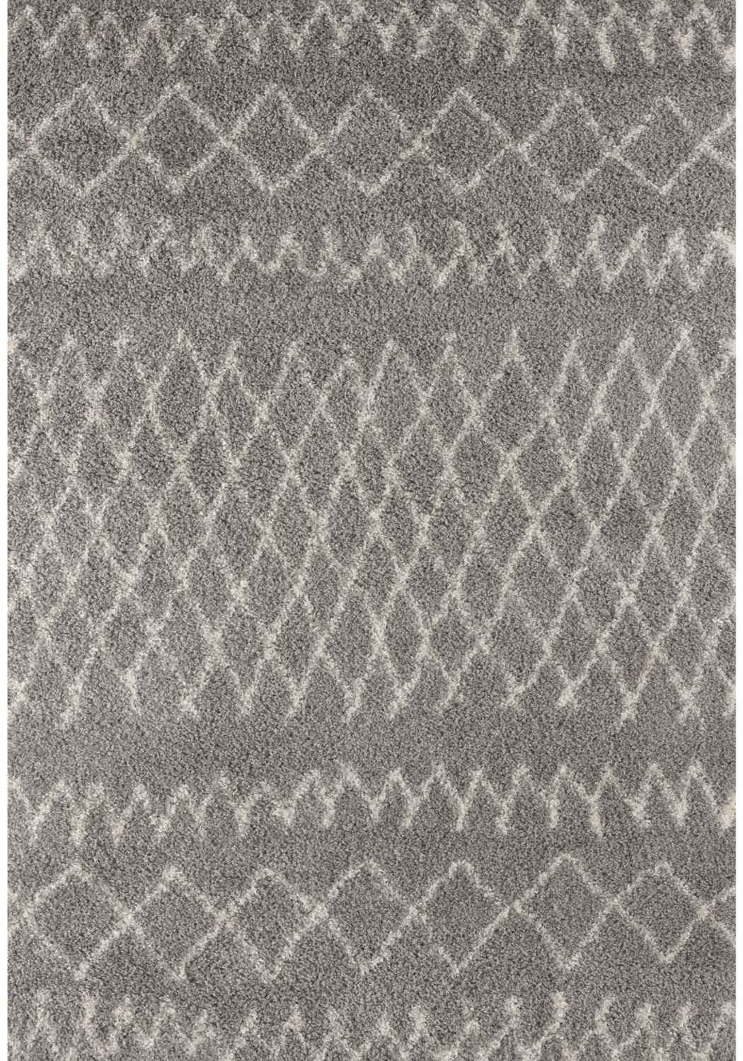 Moroccan Grey Shaggy Rug | 910