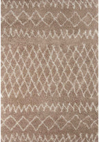 Moroccan Beige Shaggy Rug | 920
