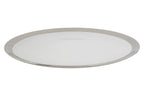 Set of Four 32cm Dia Embossed Coupe Charger Plates | Ida