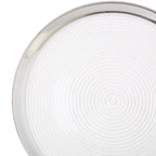 Set of Four 32cm Dia Embossed Coupe Charger Plates | Ida