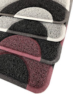 Geo Circle Spaghetti Doormat 90x60cm - Purple