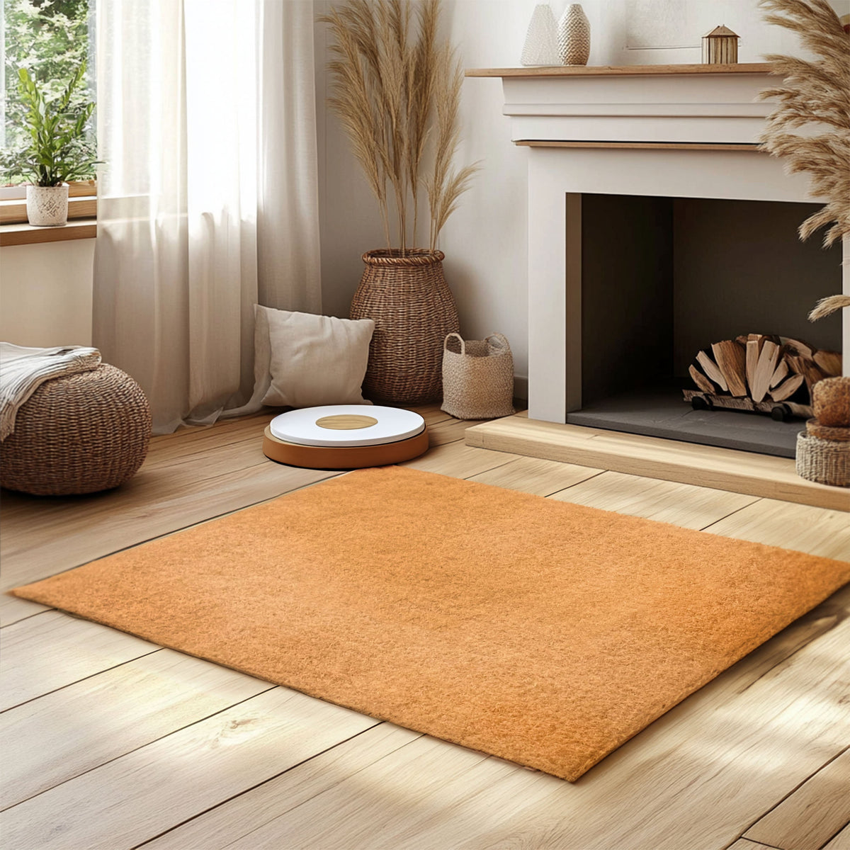 Non-Shed Synthetic Coir Large Rugs