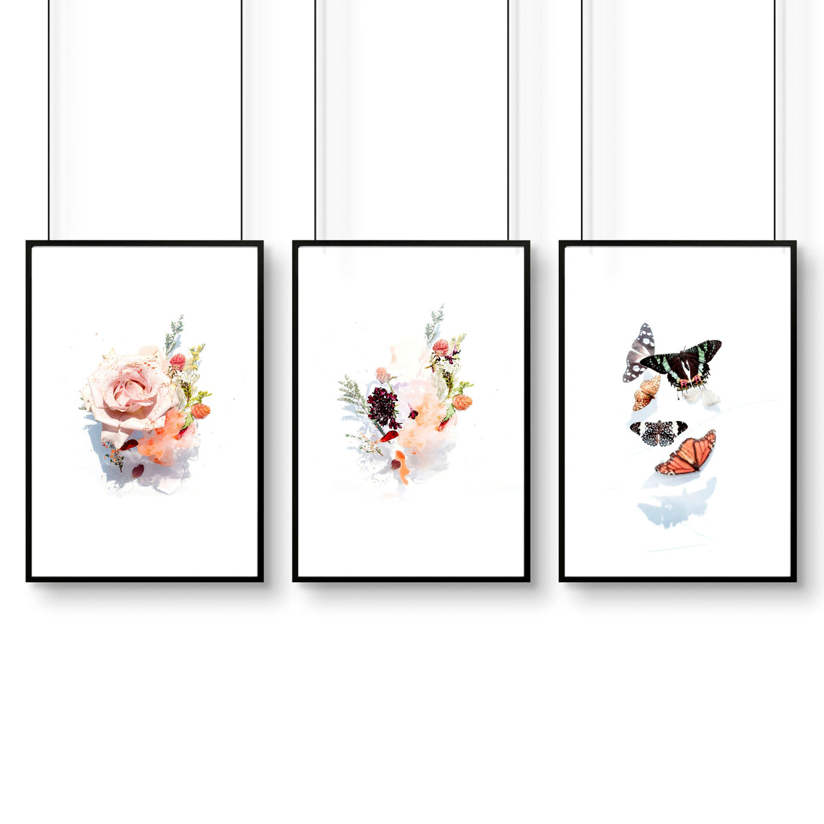 Art for the bedroom | set of 3 wall prints