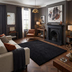 Myshaggy Solid Black Rug