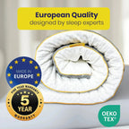 Brightr® Aurora Deluxe 2 in 1 Memory Foam mattress topper