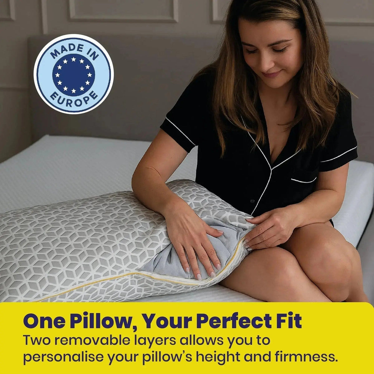 Brightr® Luna Best Adjustable Memory Foam pillow