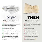 Brightr® Eclipse Adjustable Firm Memory foam pillow