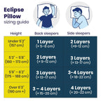 Brightr® Eclipse Adjustable Firm Memory foam pillow