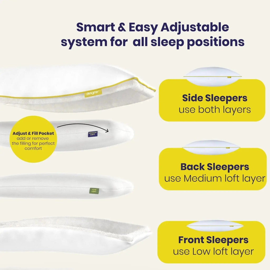 Brightr® Nox Vegan Down Alternative pillow