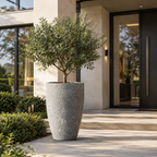 Vessara | Onyx Dusk – 62cm Extra Large Concrete Vase Planter – 31L Tall Plant Pot
