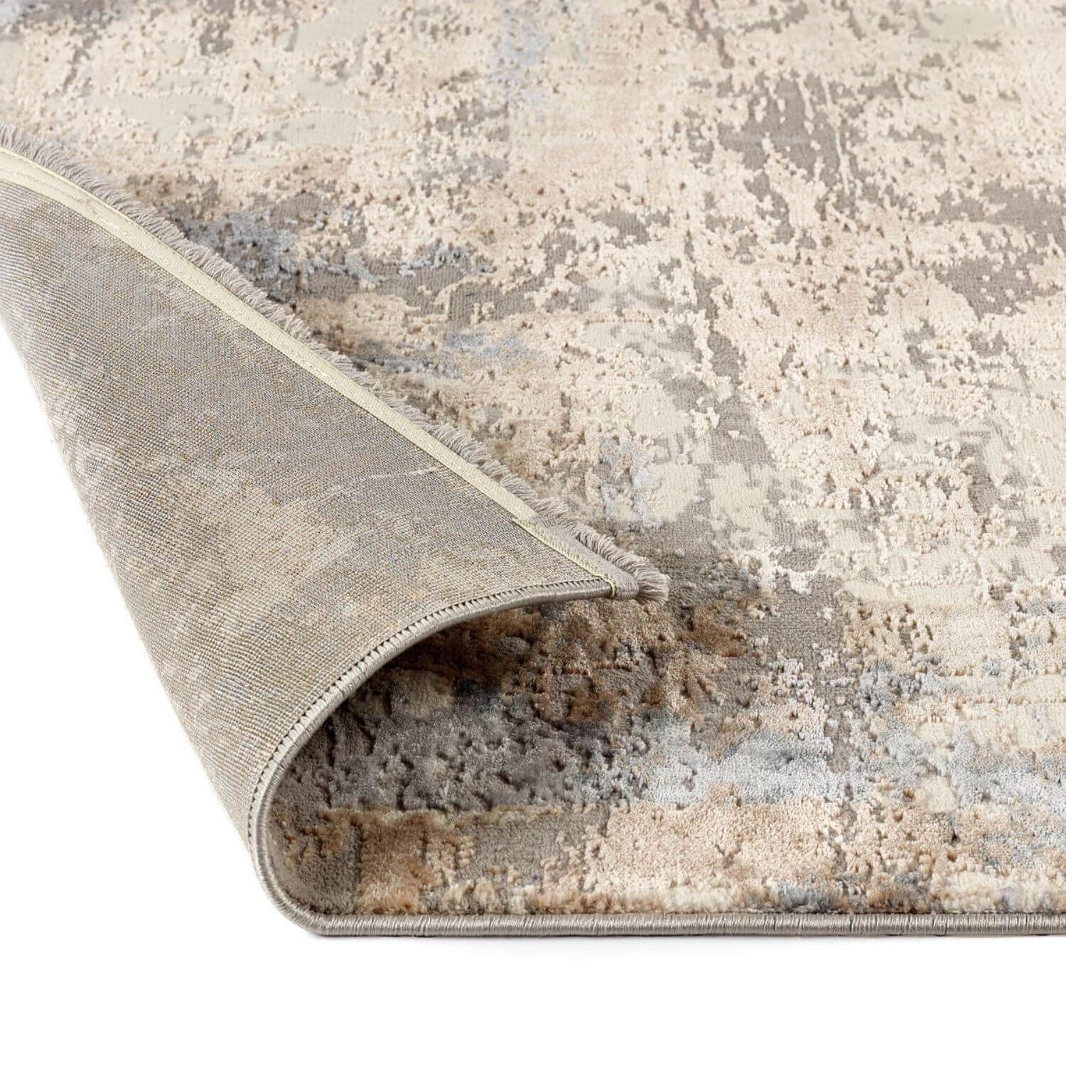 Cosimo Beige/Grey Distressed Modern Rug