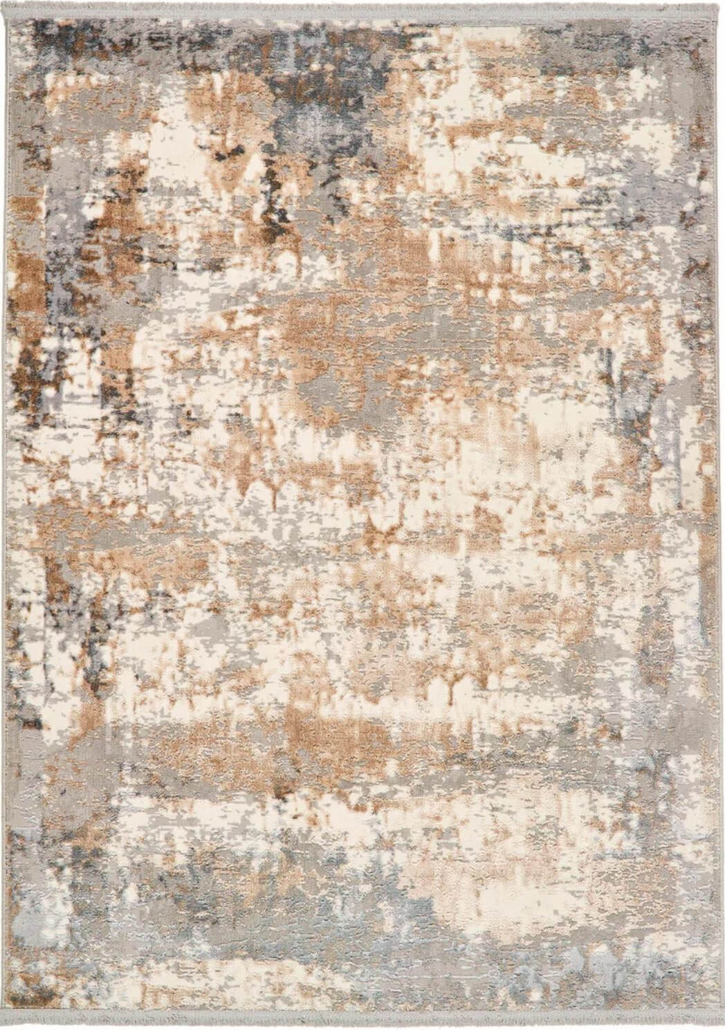 Cosimo Beige/Grey Distressed Modern Rug