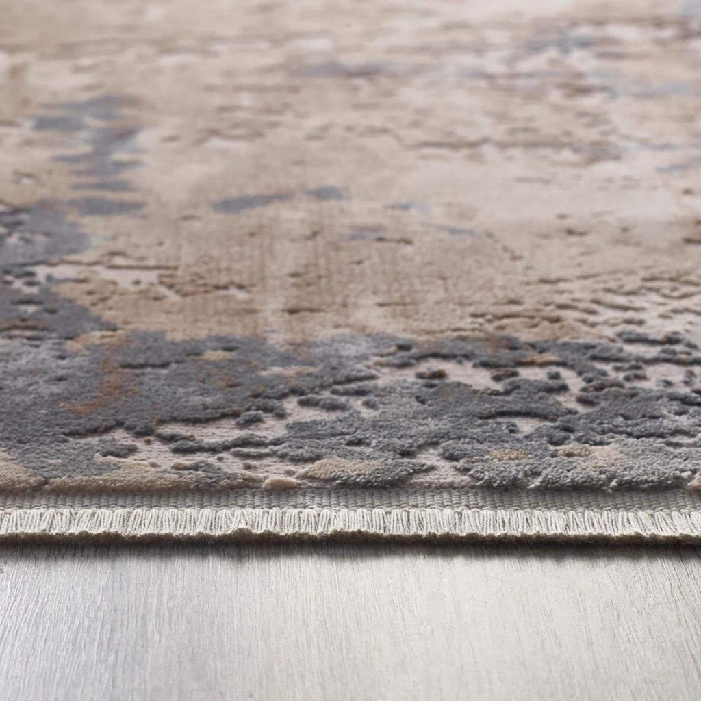 Cosimo Beige/Grey Distressed Modern Rug
