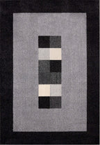 Ephesus Grey Black Rug | 7439GB