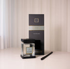 Aromatherapy diffuser and packaging on a neutral background