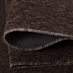 Flex Brown Low Pile Solid Rug
