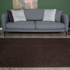 Flex Brown Low Pile Solid Rug