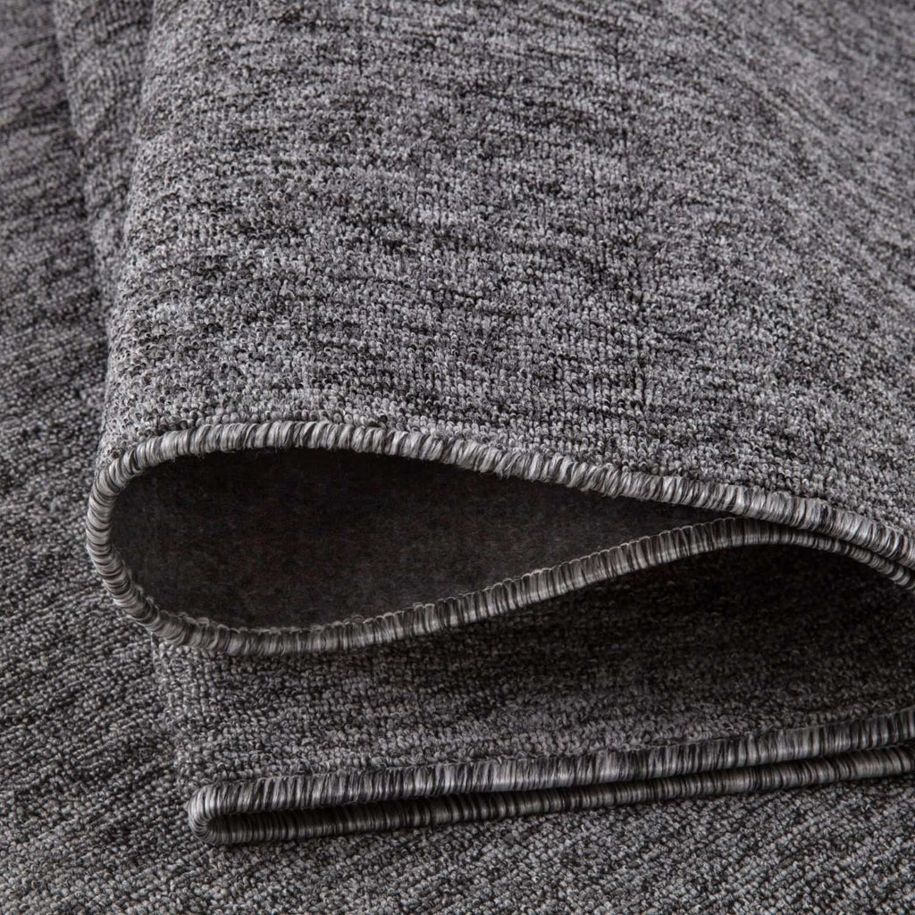 Flex Grey Low Pile Solid Rug