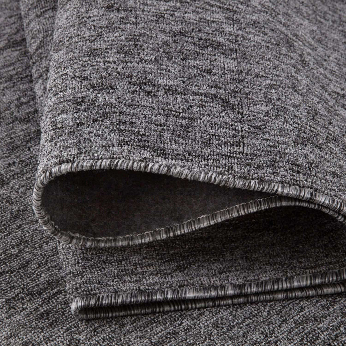 Flex Grey Low Pile Solid Rug