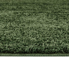 Washable Forest Green Shaggy Rug