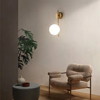Gold Globe Wall Lamp - Luxury Bedroom Living Room Light Fixture